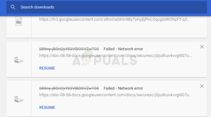Failed Download Error Google Chrome Mac
